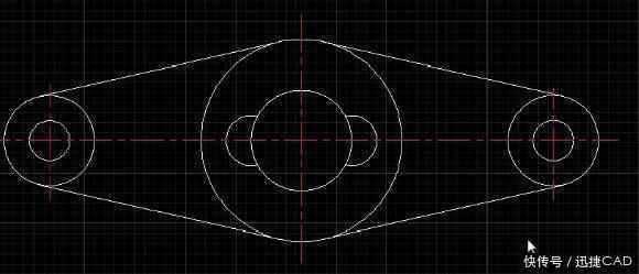 新手福利,CAD基础练习图纸步骤图来了!