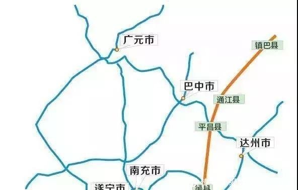 镇广高速公路有新进展!通江-渠县-广安段计划明
