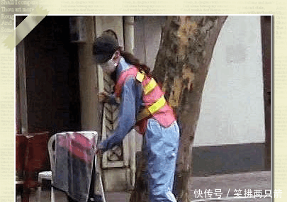 嫣做了很多明星不愿意做的事情, 扮演保洁员认