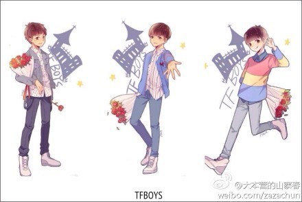 tfboy宠爱钢琴谱 tfboy宠爱 tfboy漫画