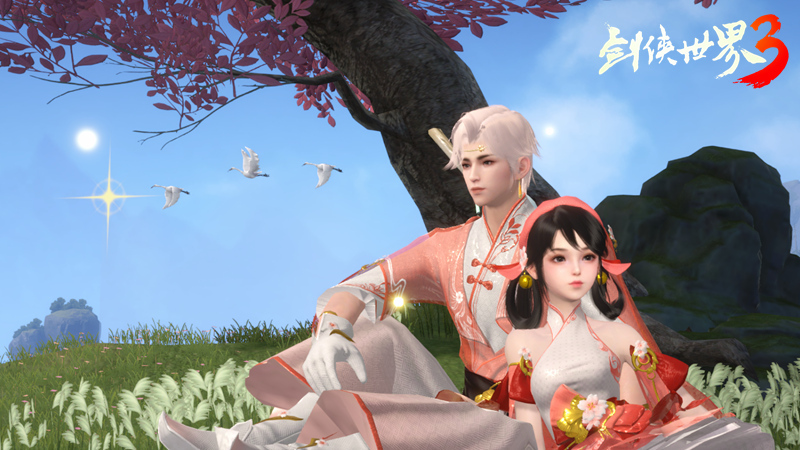 情人节CP预定!《剑侠世界3》全新侠侣系统即将上线