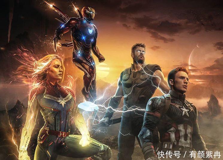 《复联4》曝最新概念海报, 惊奇队长重伤灭霸