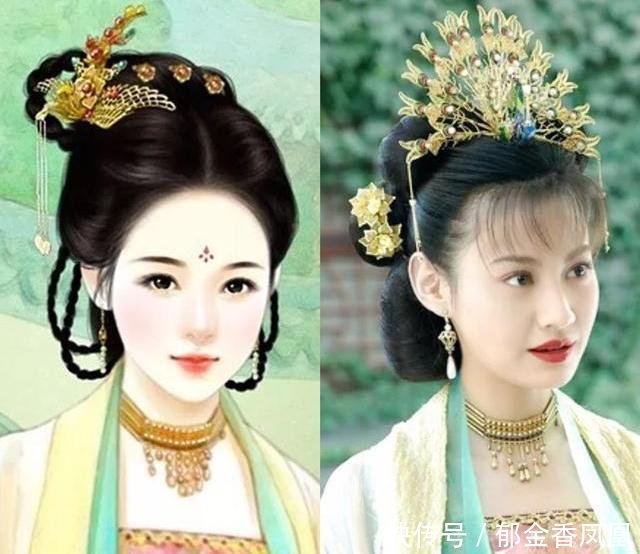 当古风美人图变成真人秀,赵丽颖美过了画中人