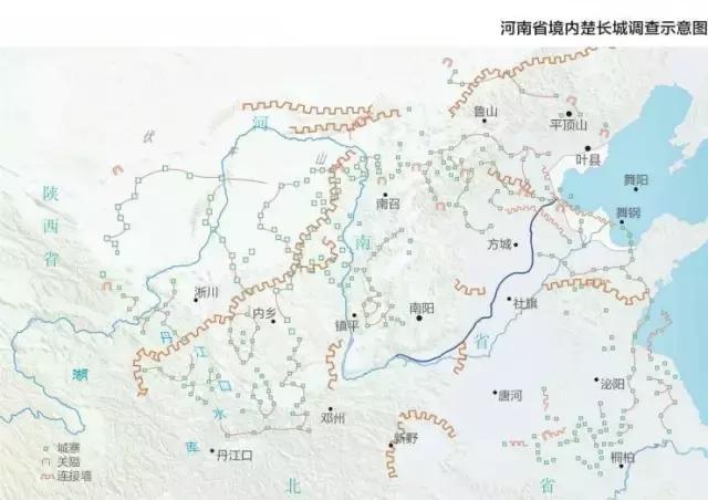 其中,南召县境内散布的诸多楚长城遗址,是所有楚长城遗址中线路最长