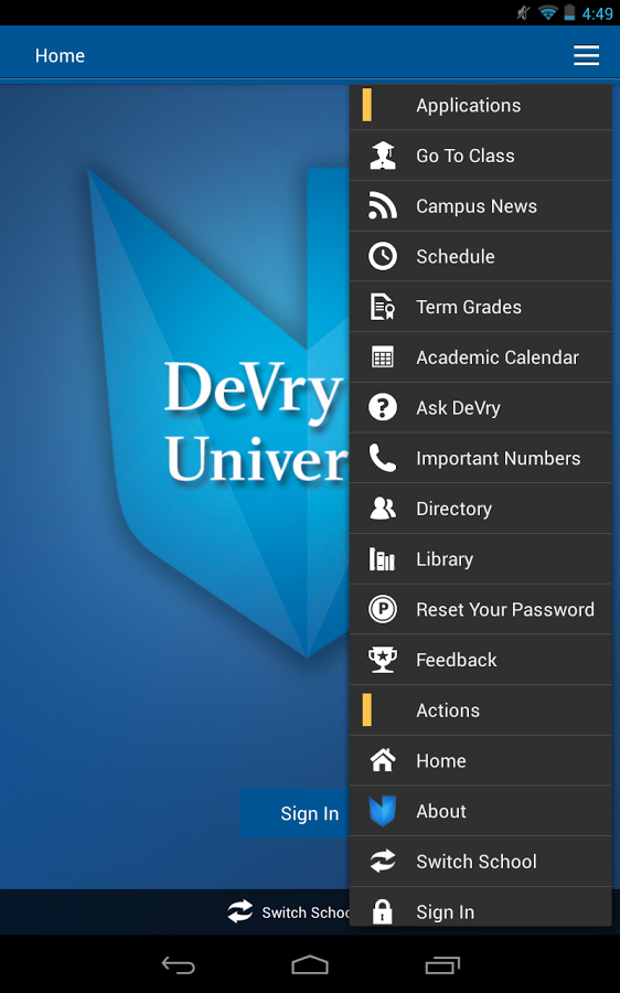 DeVry University Official App截图2