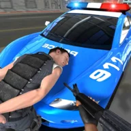 警察车歹徒逃脱模拟