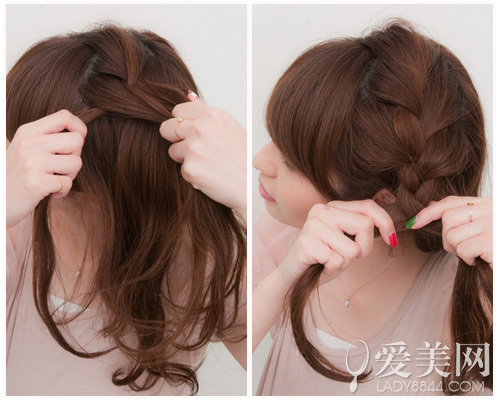 易上手的和quot;复杂和quot;<em>编发</em>韩式扎发显优