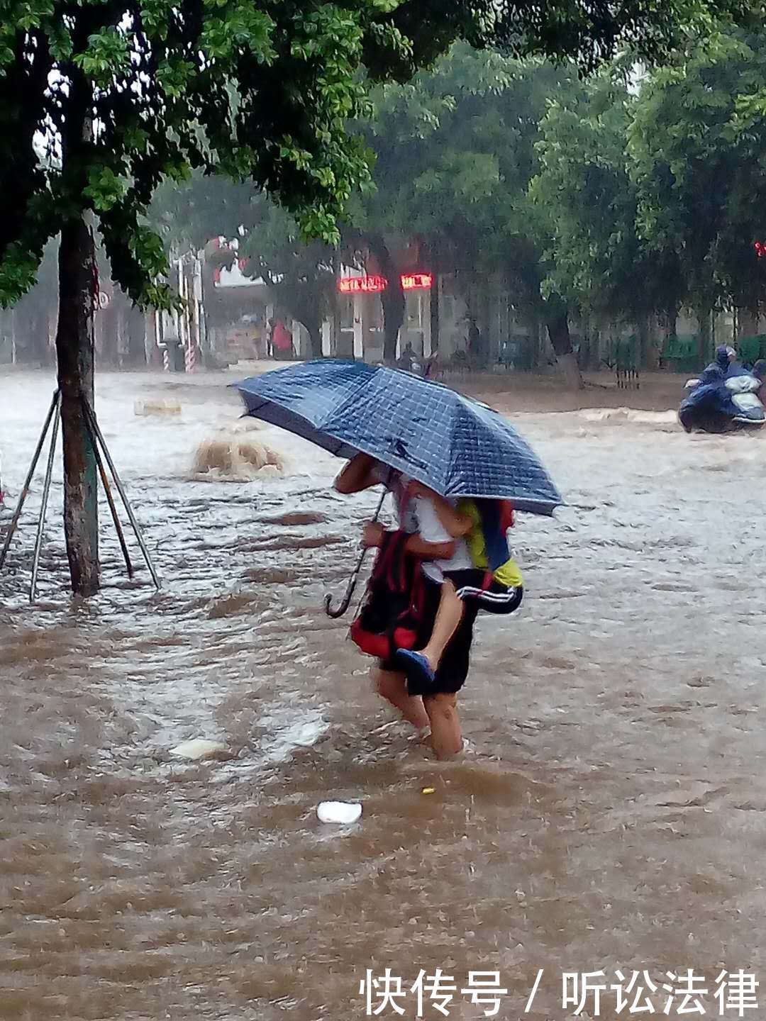 徐闻：一场暴雨来偷袭，街头如水乡泽国