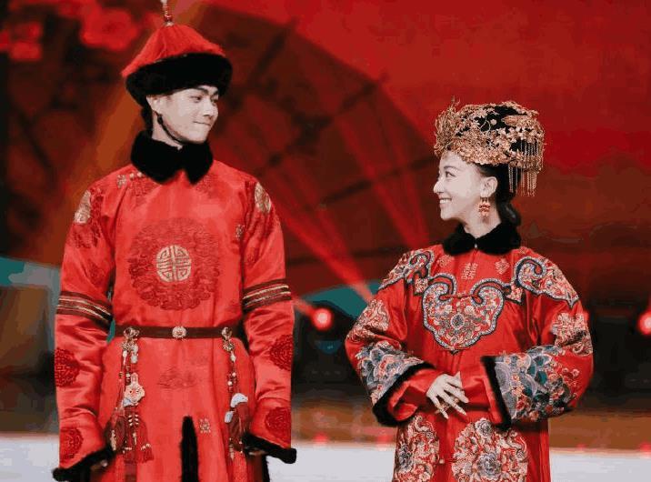 得体夫妇傅恒璎珞终于在《快乐大本营》大婚