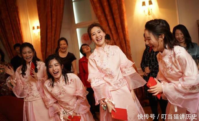 唐嫣罗晋大婚,伴娘伴郎团合影曝光,罗晋唐嫣同