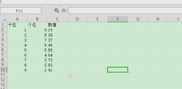 WPS表格怎样快速合并两列内容