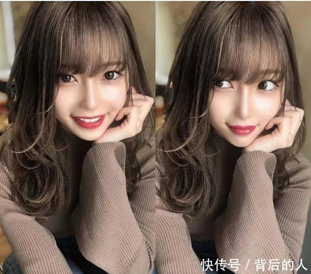 热烫比冷烫好过年v颜色烫发有点a颜色,中颜色紫红色改黑色头发长发好看图片