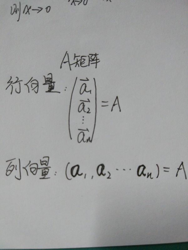 线性代数里面矩阵和向量手写体怎么弄?求靠谱