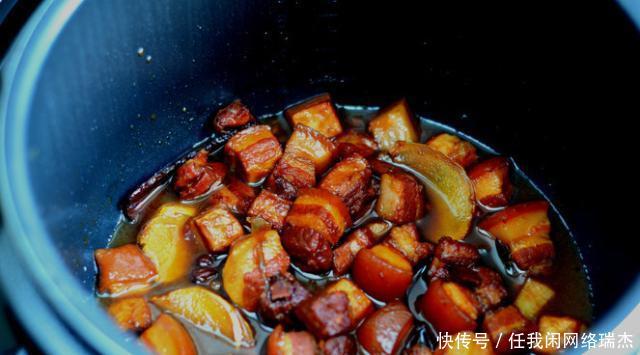 酒楼美食红烧肉,软烂下饭,好吃不腻,还入味,就一传统美食麻城市华丰图片