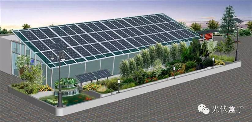 光伏屋顶效果图 钢结构框架施工 第1张 光伏屋顶效果图 钢结构框架施工 第1张