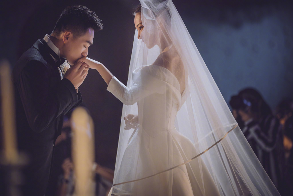 张馨予婚礼视频曝光:我的真命天子是一个真正