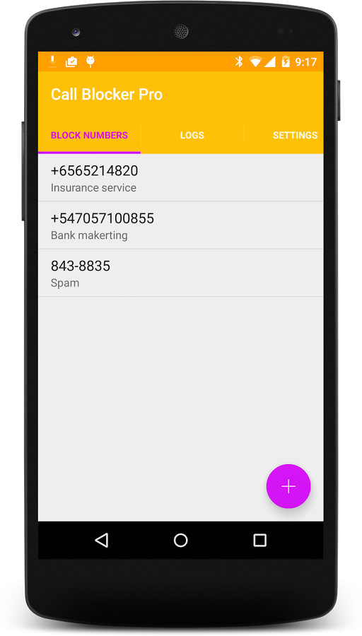 Call Blacklist - Blocker Pro截图1