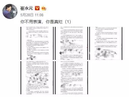 最新!崔永元举报范冰冰阴阳合同,国税总局已