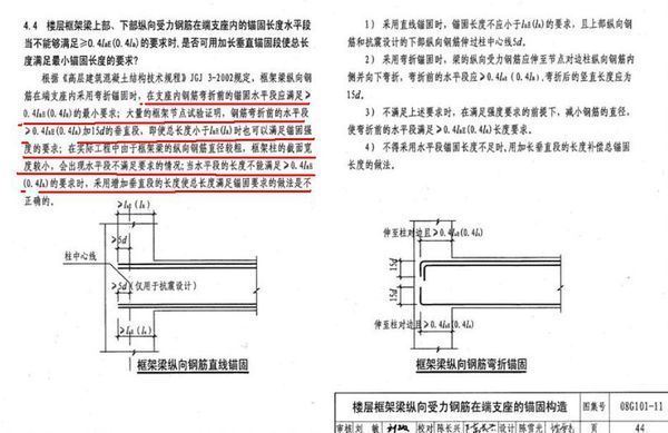 梁钢筋支座锚固长度计算_360问答