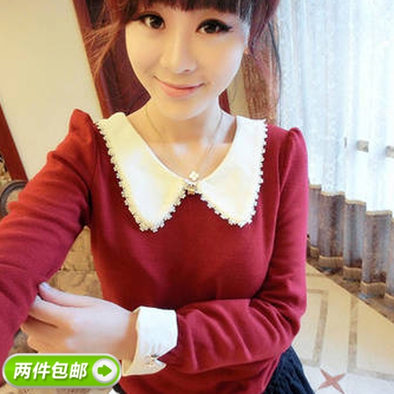 蘑菇街<em>秋装2013新款</em>韩版<em>少女</em>闺蜜装中学生百