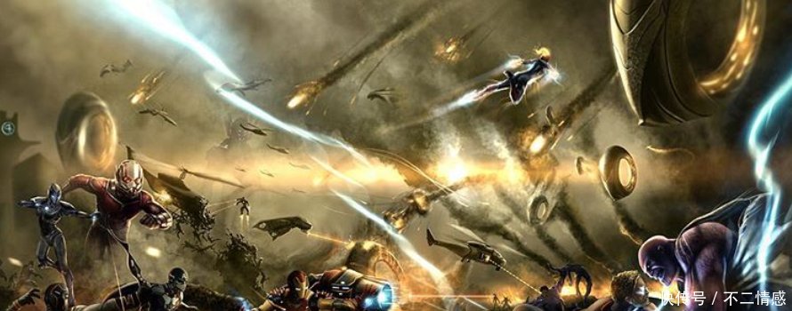 复联4曝虐心概念海报, 钢铁侠雷神被化为灰烬