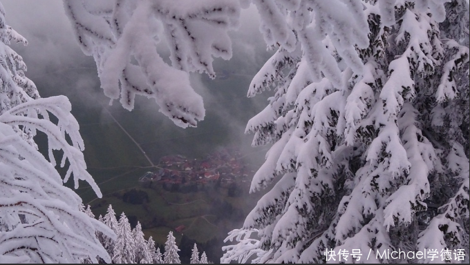 德语短新闻-巴伐利亚之雪
