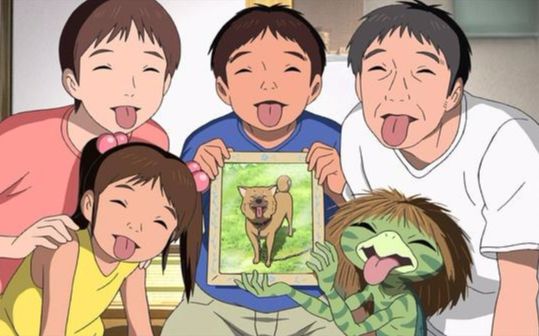 5分半看完2007年动画电影《河童之夏》