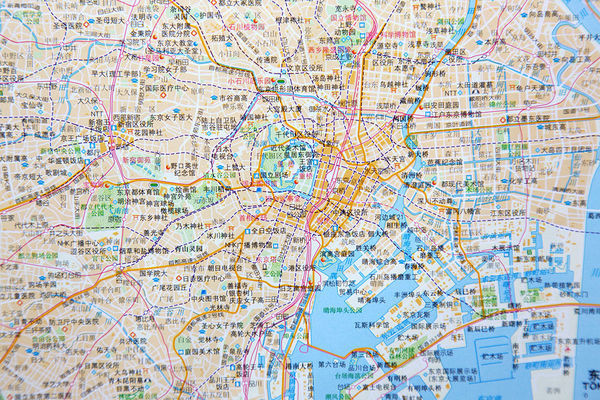 日本东京详细地图_360问答