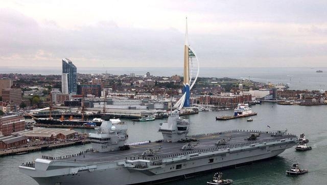 英国最新锐的伊丽莎白女王号航母,到底有多强