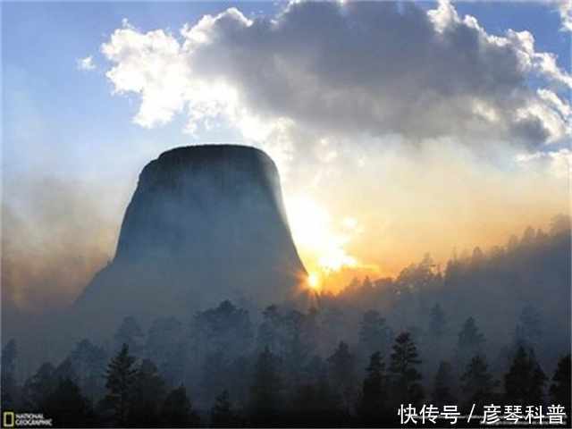 传说外星人基地?科学家证实美国“魔鬼塔”是座死火山!!