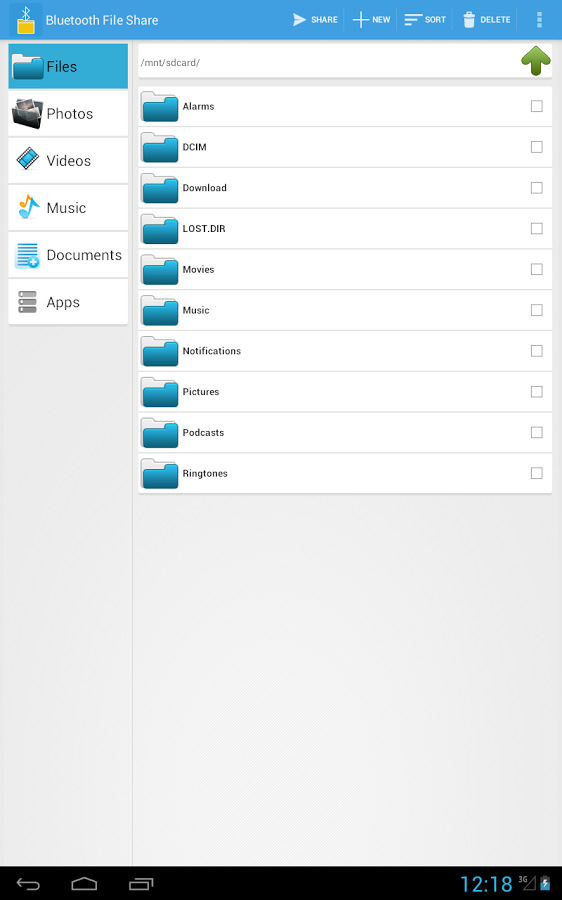 Bluetooth File Share截图1