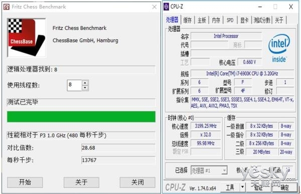 酷睿 i7 6900k测试成绩 从cinebench r15测试中,可以看出锐龙 amd ry