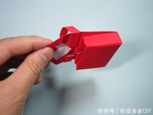 儿童手工折纸包包 手提包折纸步骤图解