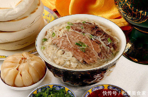 北京烤鸭、天津鲅鱼水饺、西安羊肉泡馍-闻名