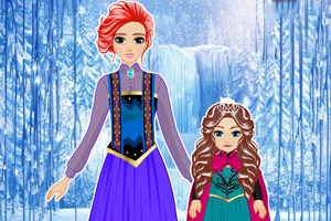 <em>艾尔莎</em>与妈妈换<em>发型</em>,<em>艾尔莎</em>与妈妈换<em>发型</em>小游