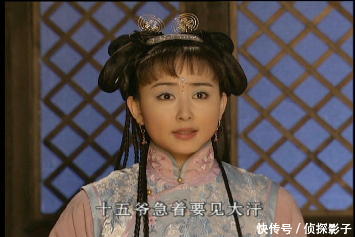 扎着少女头发型的古装美人,胡静甜美、李若彤