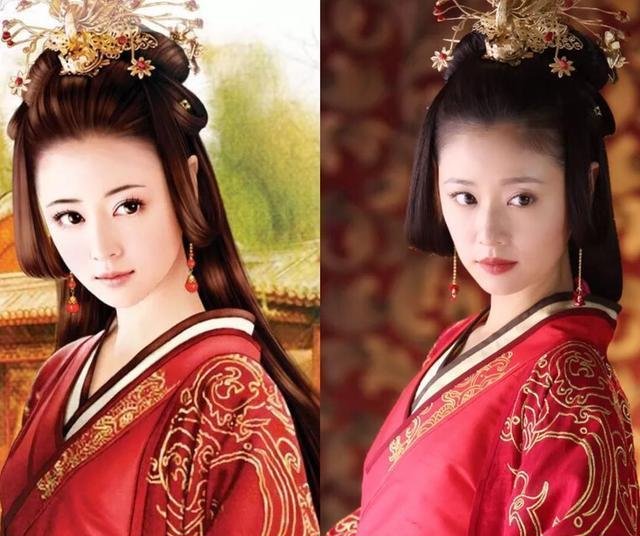 当古风美人图变成真人秀, 赵丽颖美过了画中人