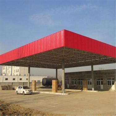 加油站罩棚多少钱一平方(加油站罩棚施工周期一般多久一般多久)