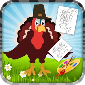 Thanksgiving Fun Coloring(感恩节有趣的着色)