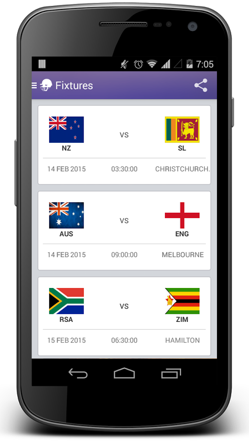 Cricket World Cup 15 Live截图4
