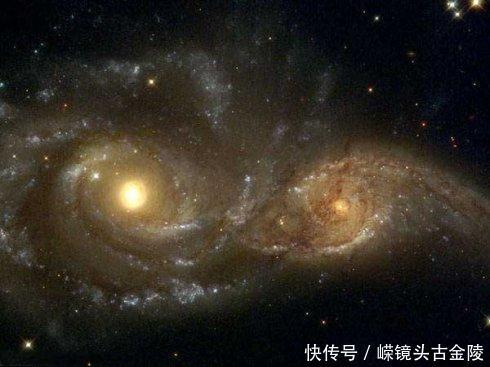 宇宙中两个星系相撞会是什么景象？超乎你的想象！