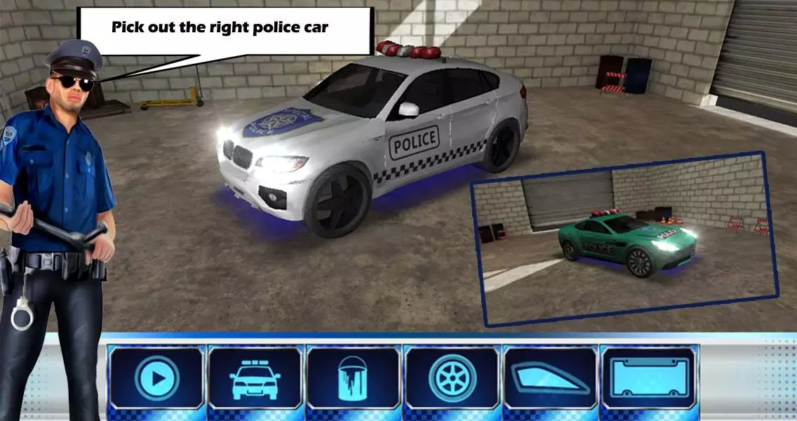 ultra 3d police car parking 2