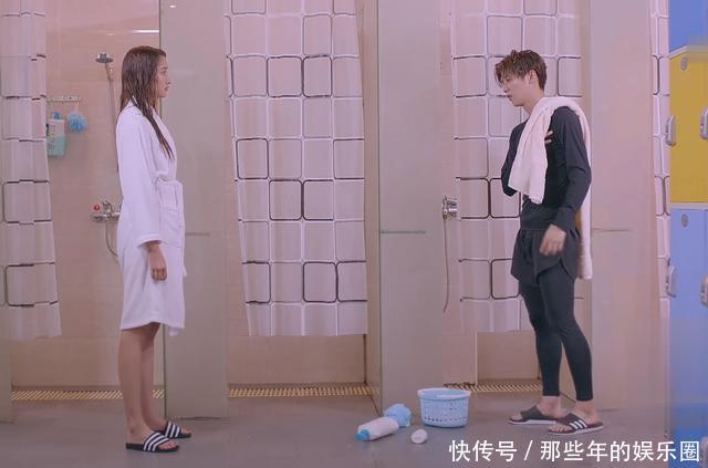 《甜蜜暴击》鹿晗游泳,衣服也穿太多了吧?网友