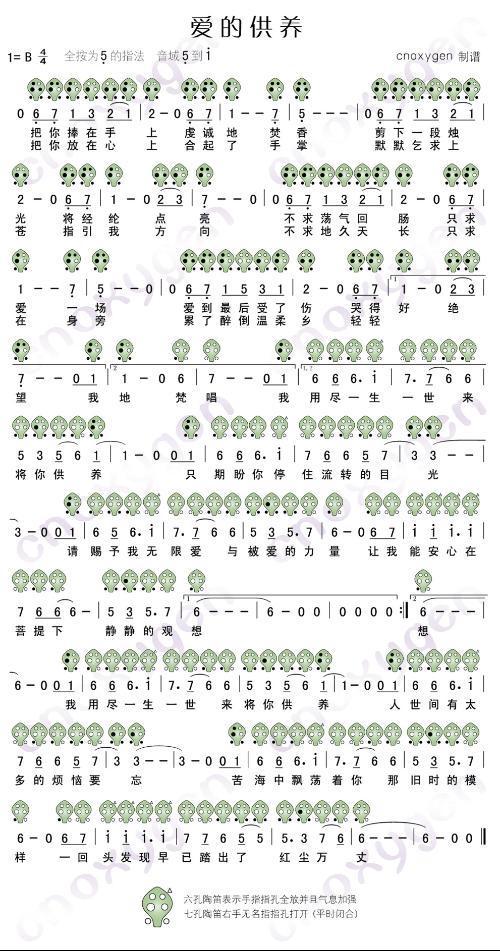 图片爱的扶养数字钢琴谱分享