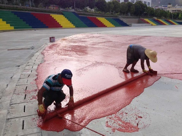 施洛可混合运动地坪漆的施工质量如何?_360问