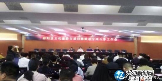 浔阳区文新旅局召开文化旅游市场扫黑除恶专项