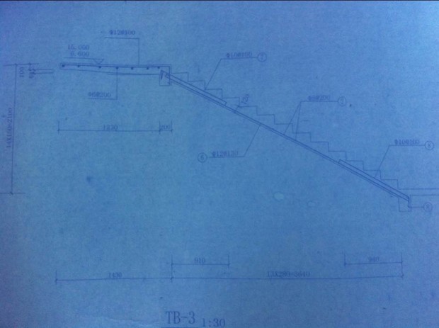 本人新手,求楼梯混凝土手算具体算法,谢谢_36