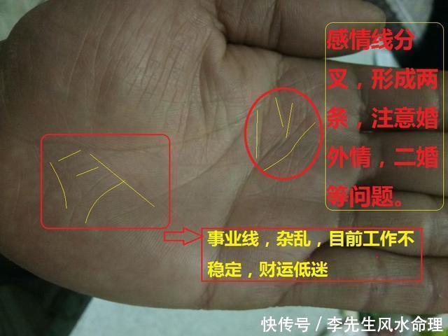 手相多了一条纹路,易婚恋不顺