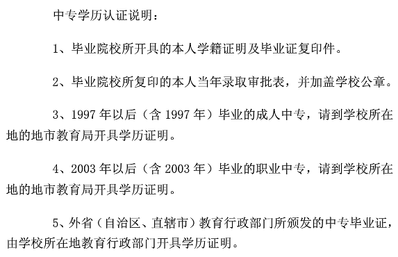 河南省中专学历认证时如果没有当年录取审批表